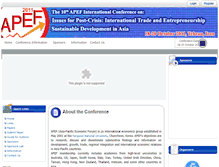 Tablet Screenshot of apef2011.ut.ac.ir