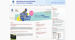 Desktop Screenshot of pasca.ut.ac.id
