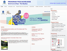 Tablet Screenshot of pasca.ut.ac.id