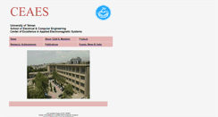 Desktop Screenshot of ceaes.ut.ac.ir